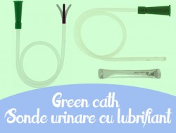 Green cath- sonde urinare cu lubrifiant