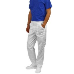 Pantalon de medic alb