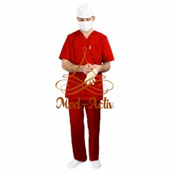 uniforma medicala universala rosie