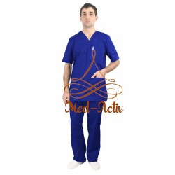 pantaloni medicali albastri 1