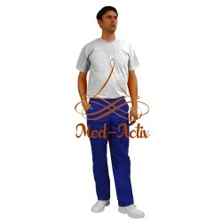 pantaloni medicali albastri