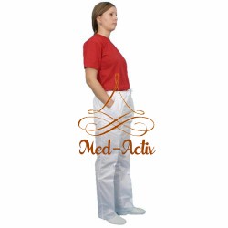 pantaloni medicali albi