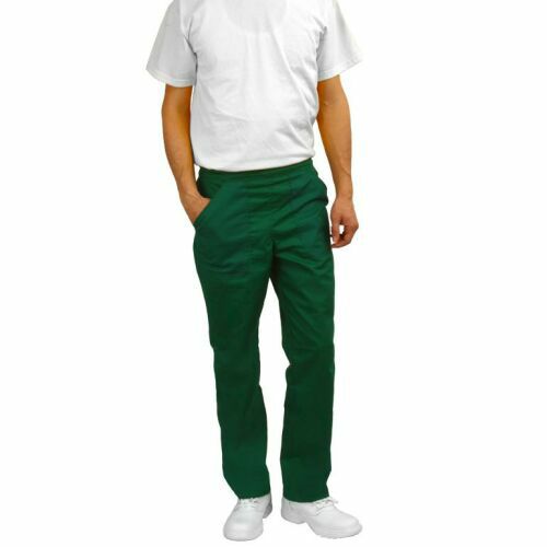 pantaloni medicali verde