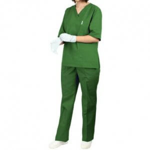 uniforma medicala verde