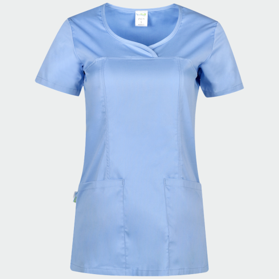 Bluza medicala de dama bleu Ines - imagine 6