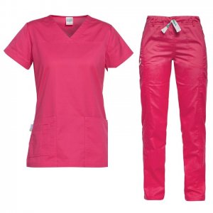 costum medical dama roz
