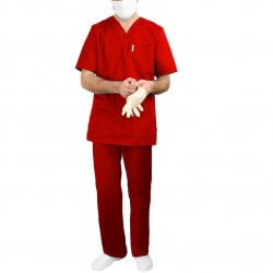 uniforma medicala universala rosie