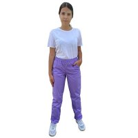 pantaloni medicali lila