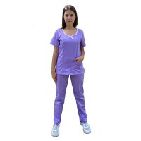 costum medical dama lila