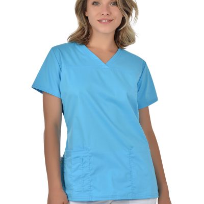 Bluza medicala dama Andreea turcoaz