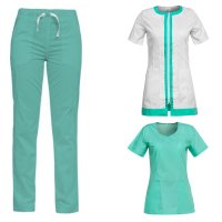costum medic dama 3 iese verde