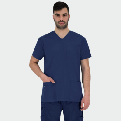 Halat medical barbatesc bleumarin Marco