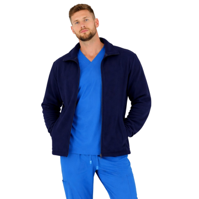 Jacheta polar barbat bleumarin