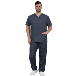 costum m eidcal barbatesc marcoo gri material elastic model clasic