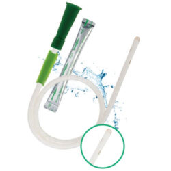 Cateter GreenCath Plus Nelaton cu lubrifiant hidrofil și pliculeț cu apă – MedActiv România