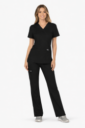 costum medical dama cherokee negru medactiv