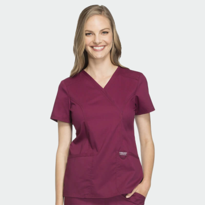 Costum medical damă Cherokee Revolution vișiniu