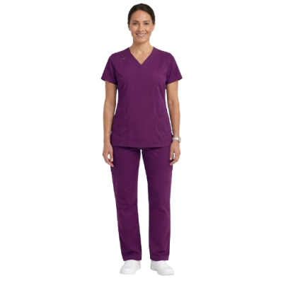 Costum Medical Damă Angelica Mov Prună