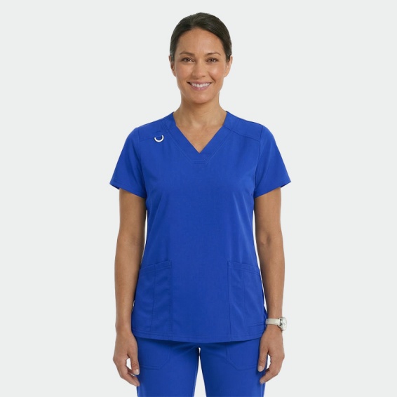 bluza medicala dama angelica albstru royal medactiv