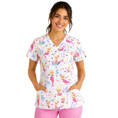 scrub medical dama impriem u pediatrie sirena