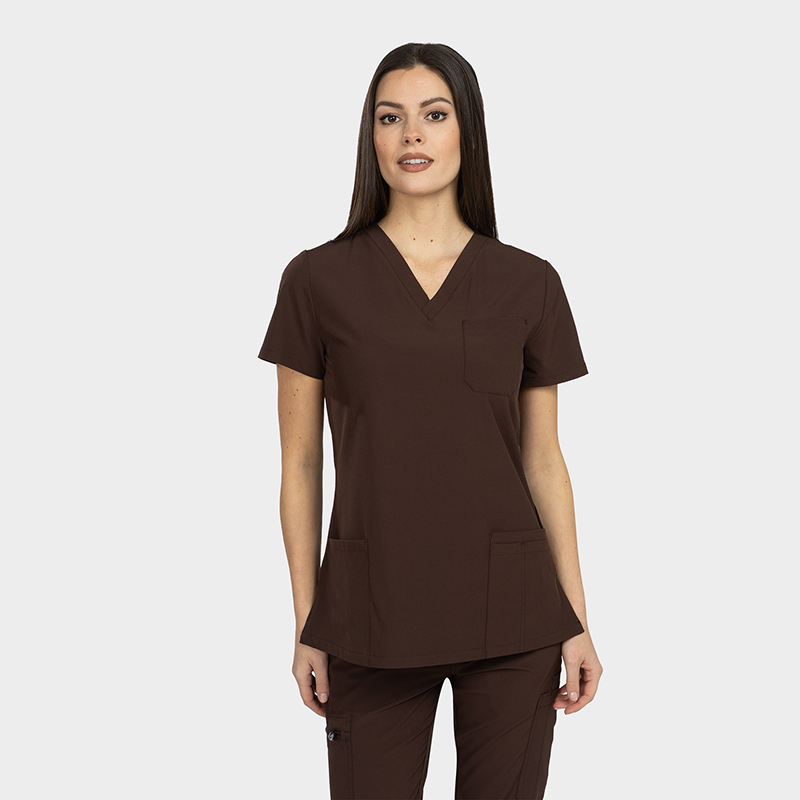 Costum medical dama Bella maro Bwell - imagine 3