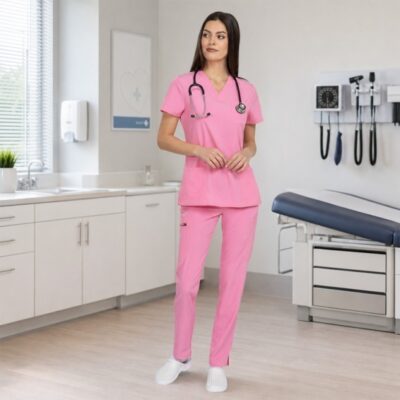 costum medical dama bella roz medactiv
