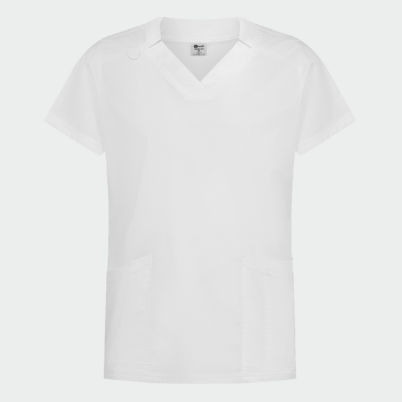Costum medical dama Angelica alb - imagine 8