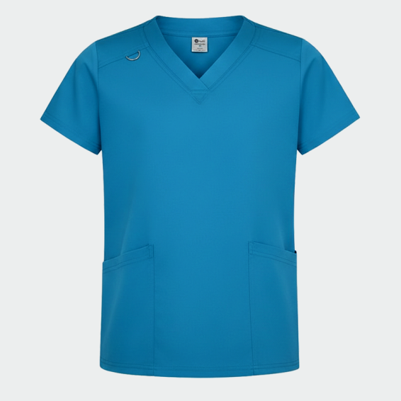 Bluza medicala dama ANGELICA turcoaz - imagine 3
