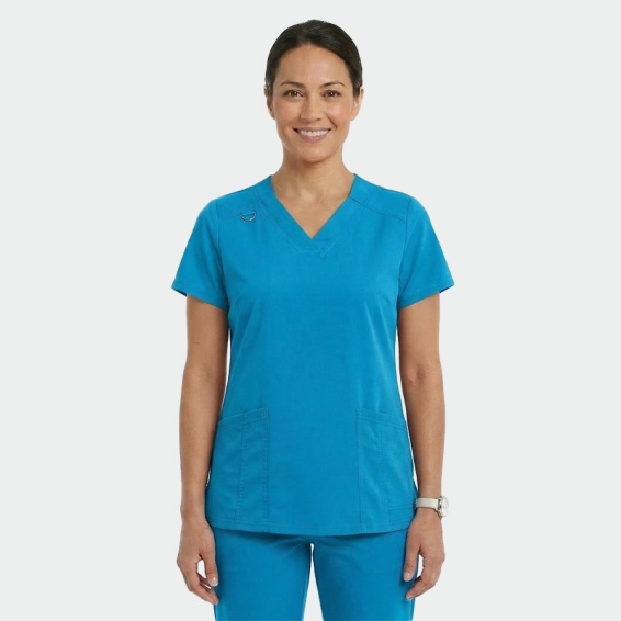 Bluza medicala dama ANGELICA turcoaz