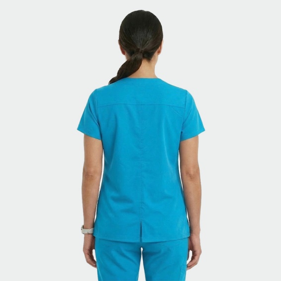Bluza medicala dama ANGELICA turcoaz - imagine 5